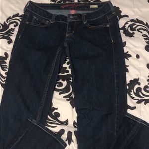Dark bootcut jeans